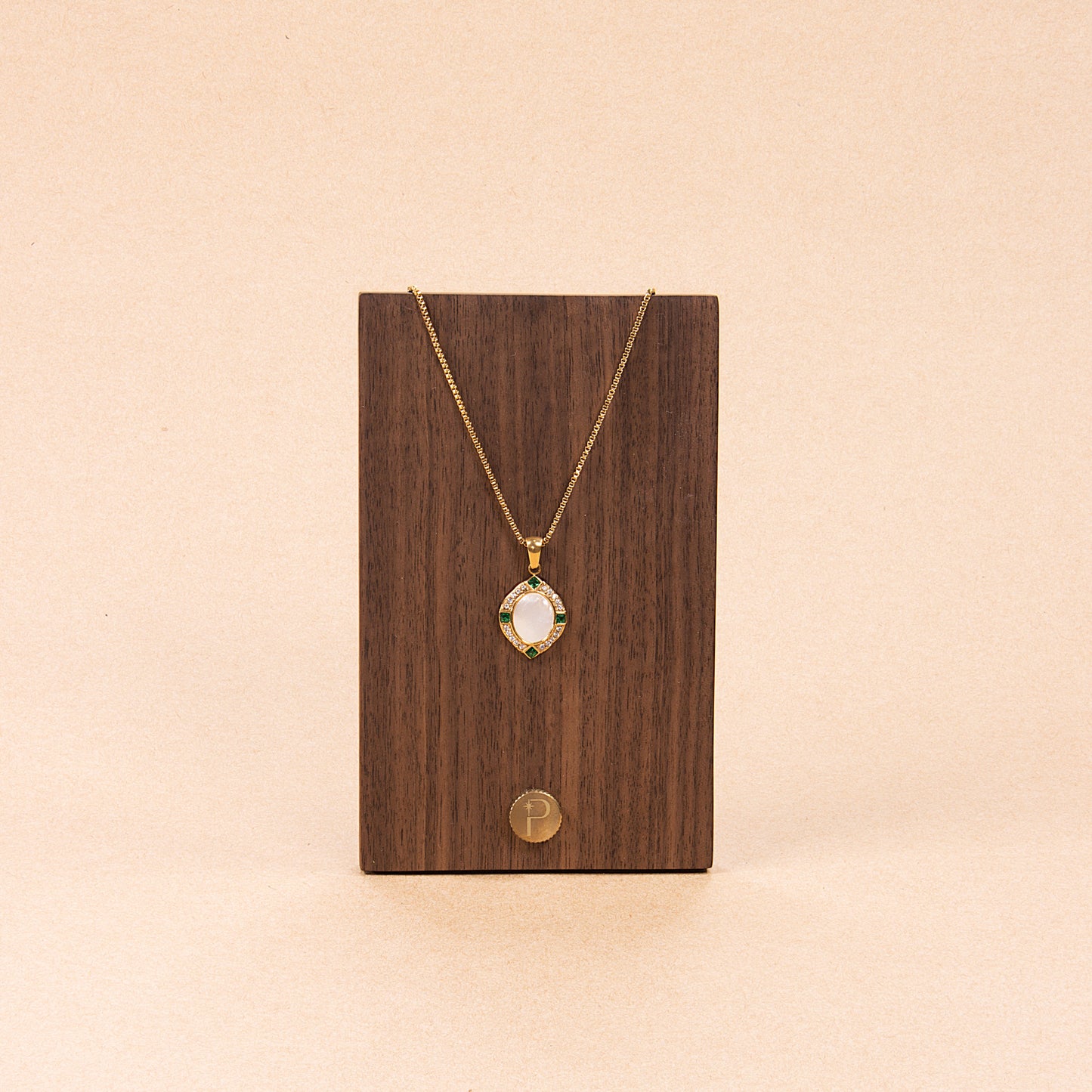 Solid Wood Small Necklace Display
