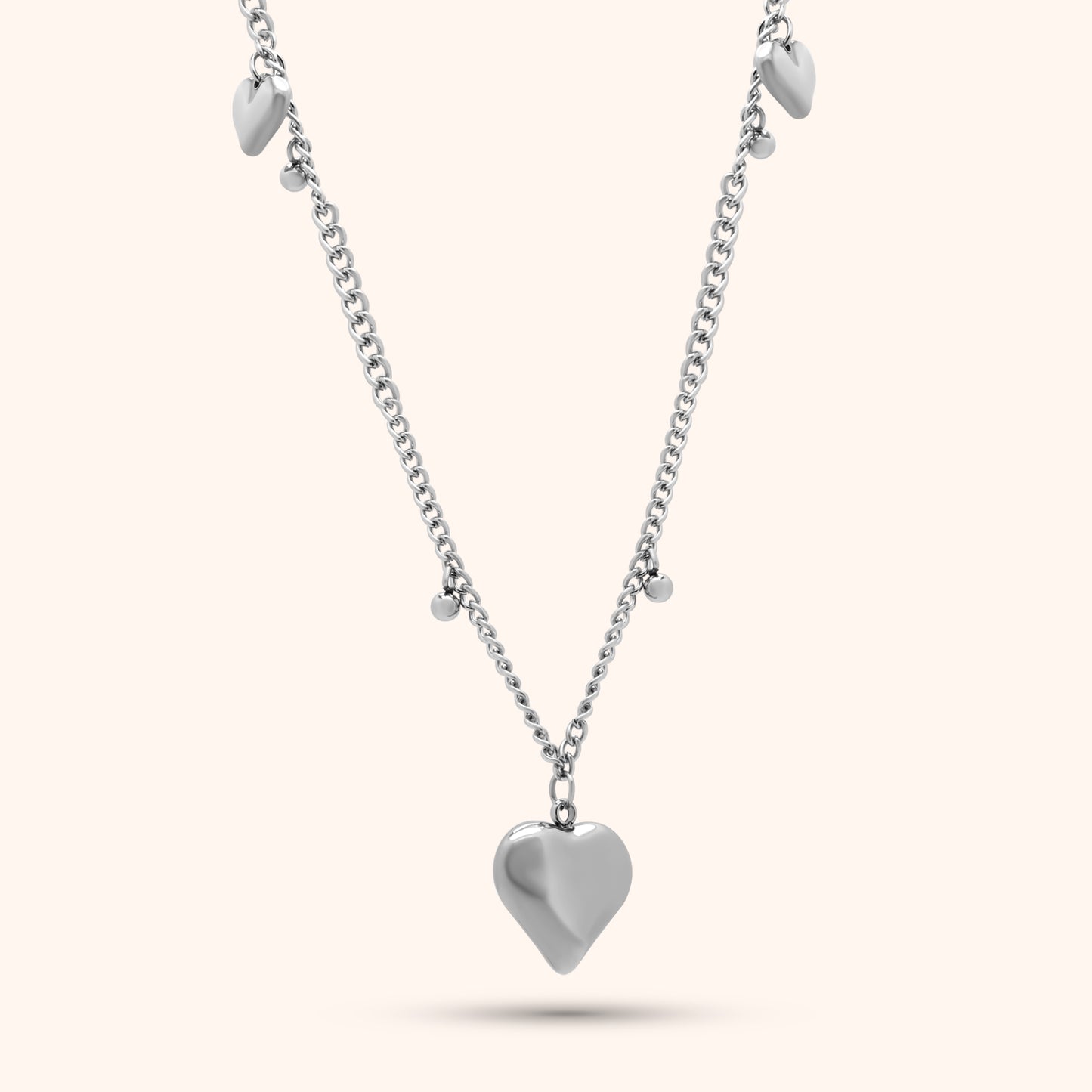 Linked Hearts Necklace